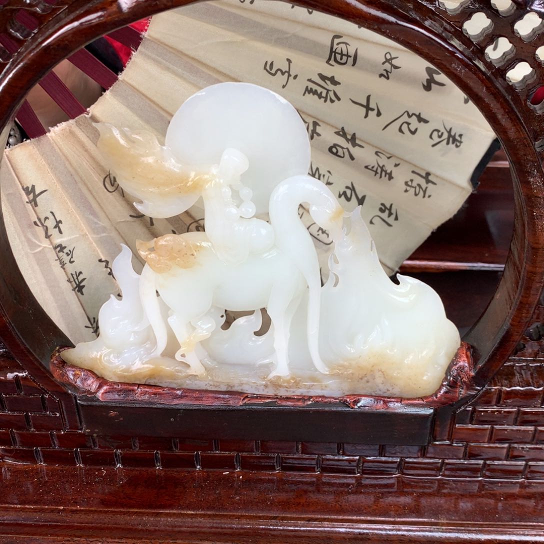 和田玉摆件未镶嵌好*音付尾款五千五