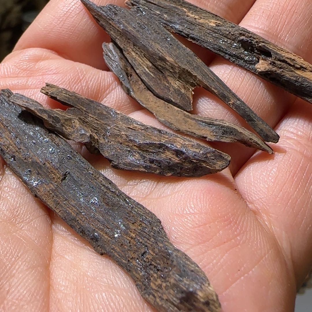 沉香碎屑沉香日本回流达拉干结晶沉水2.96克