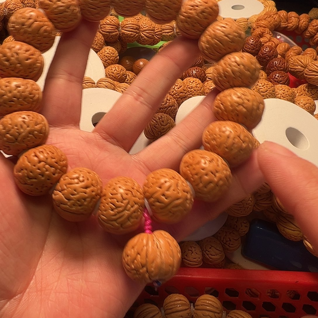 桃核手串磨盘手持22+