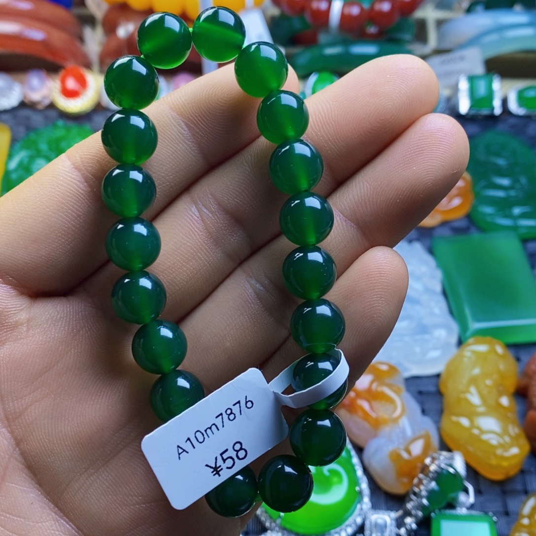 玛瑙/玉髓未镶嵌手链