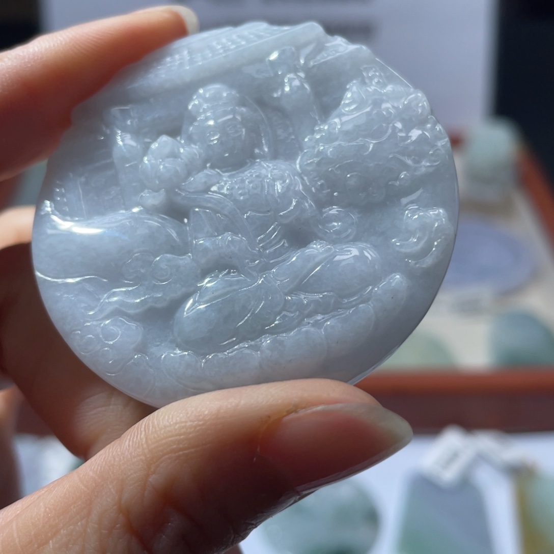 翡翠未镶嵌颈饰翡翠13