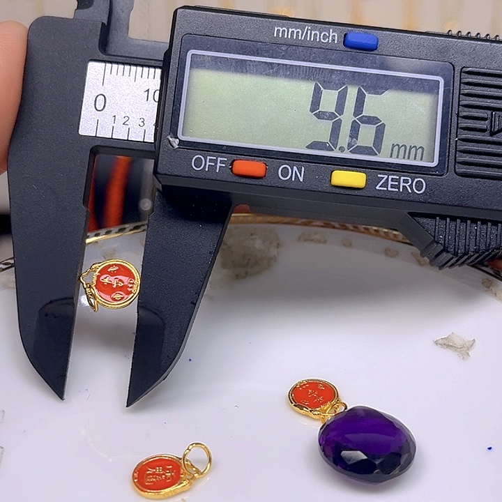 紫晶颈饰银S925镶嵌紫晶925镶嵌162