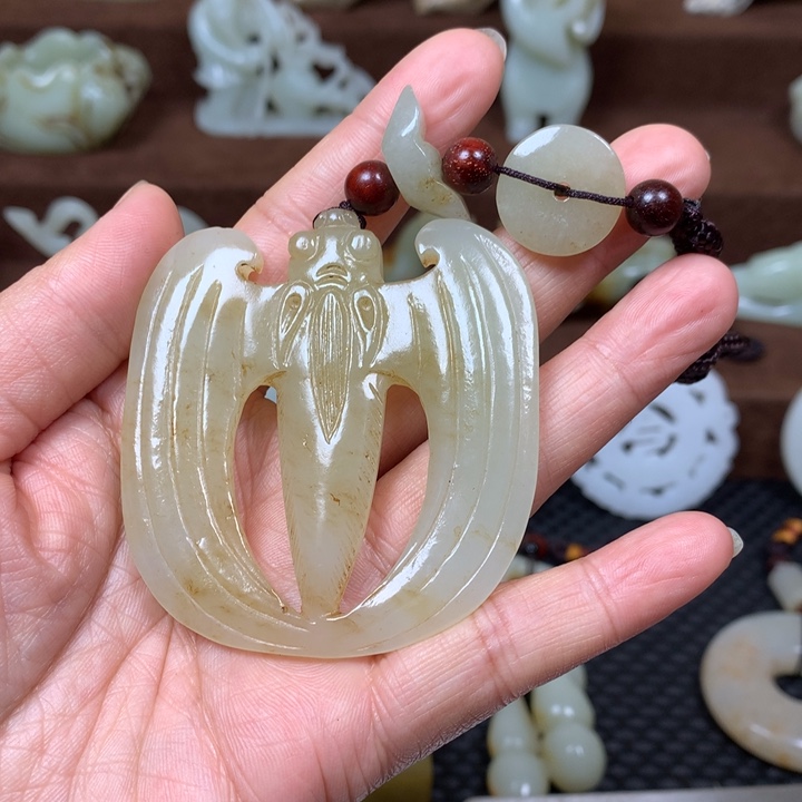 踏***梅和田玉未镶嵌把件