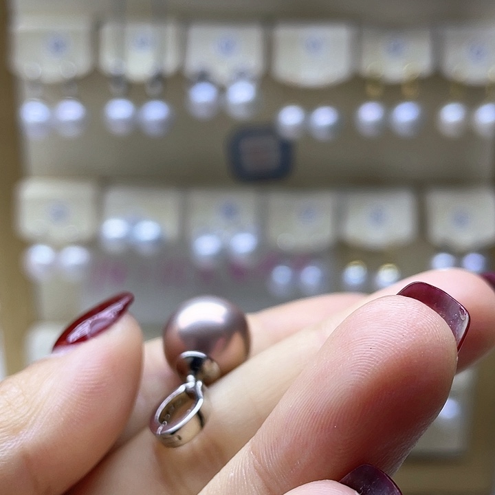 淡水珍珠颈饰银S925镶嵌