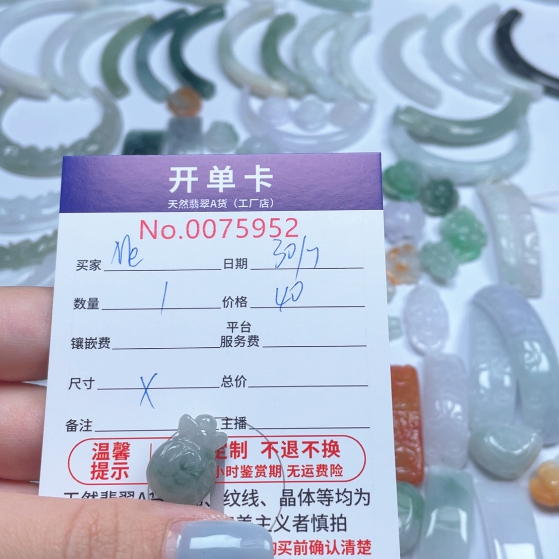 翡翠未镶嵌颈饰M****a