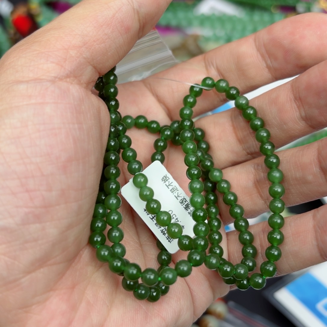 和田玉手链未镶嵌