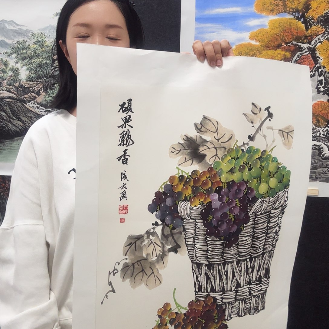 国画纯手绘国画作品