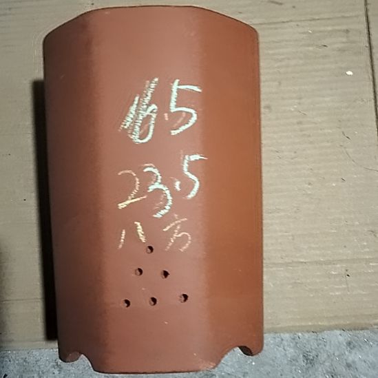 紫砂红泥八方一个