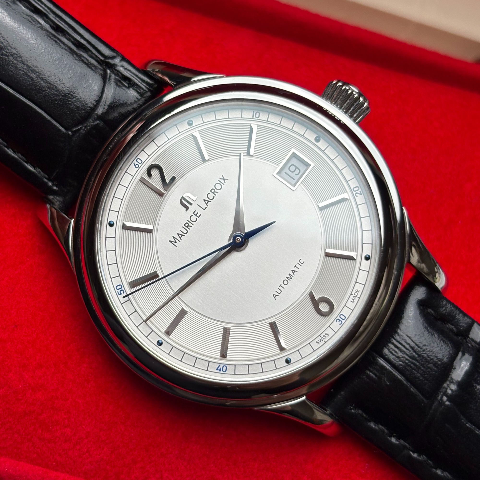 99新 MAURICE LACROIX/艾美表 典雅系列40mm表径