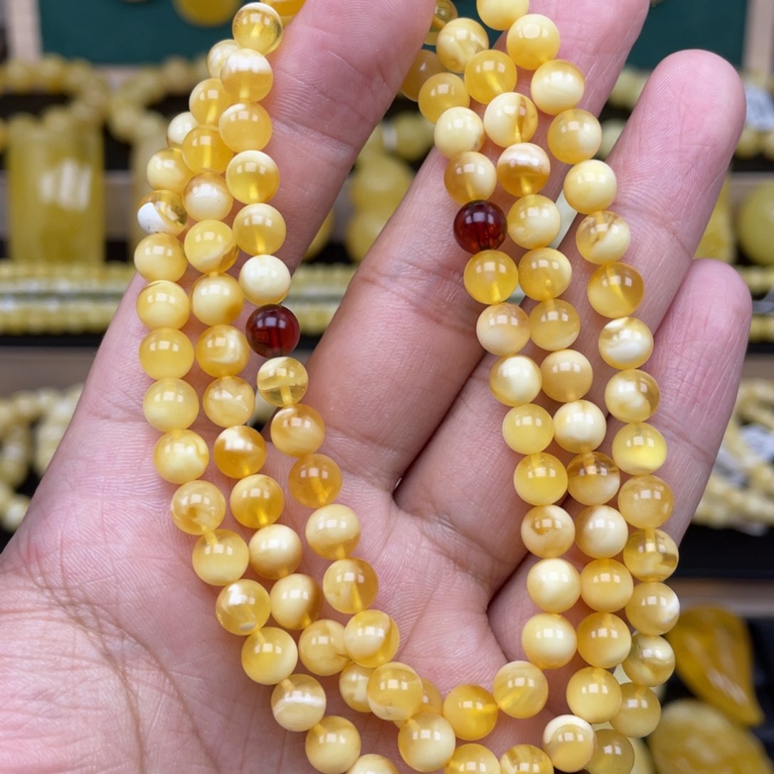 琥珀裸石未镶嵌琥珀蜜蜡