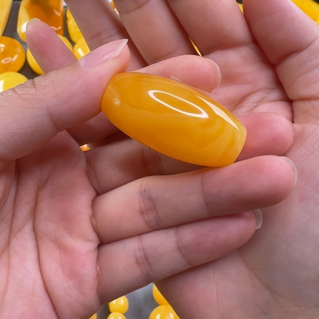 蜜蜡毛衣链未镶嵌可****装