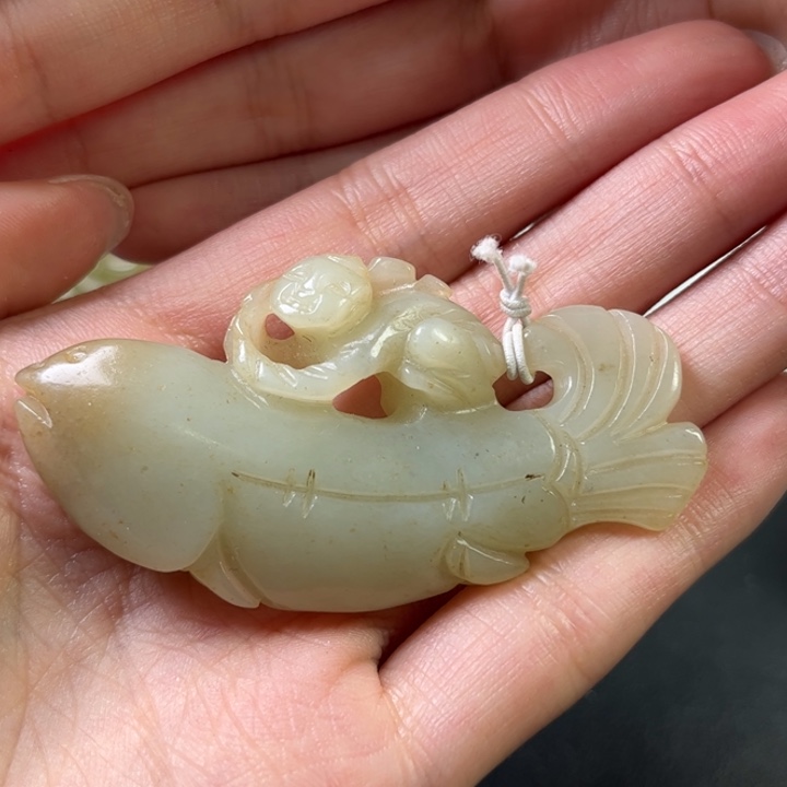 和田玉把件未镶嵌美*