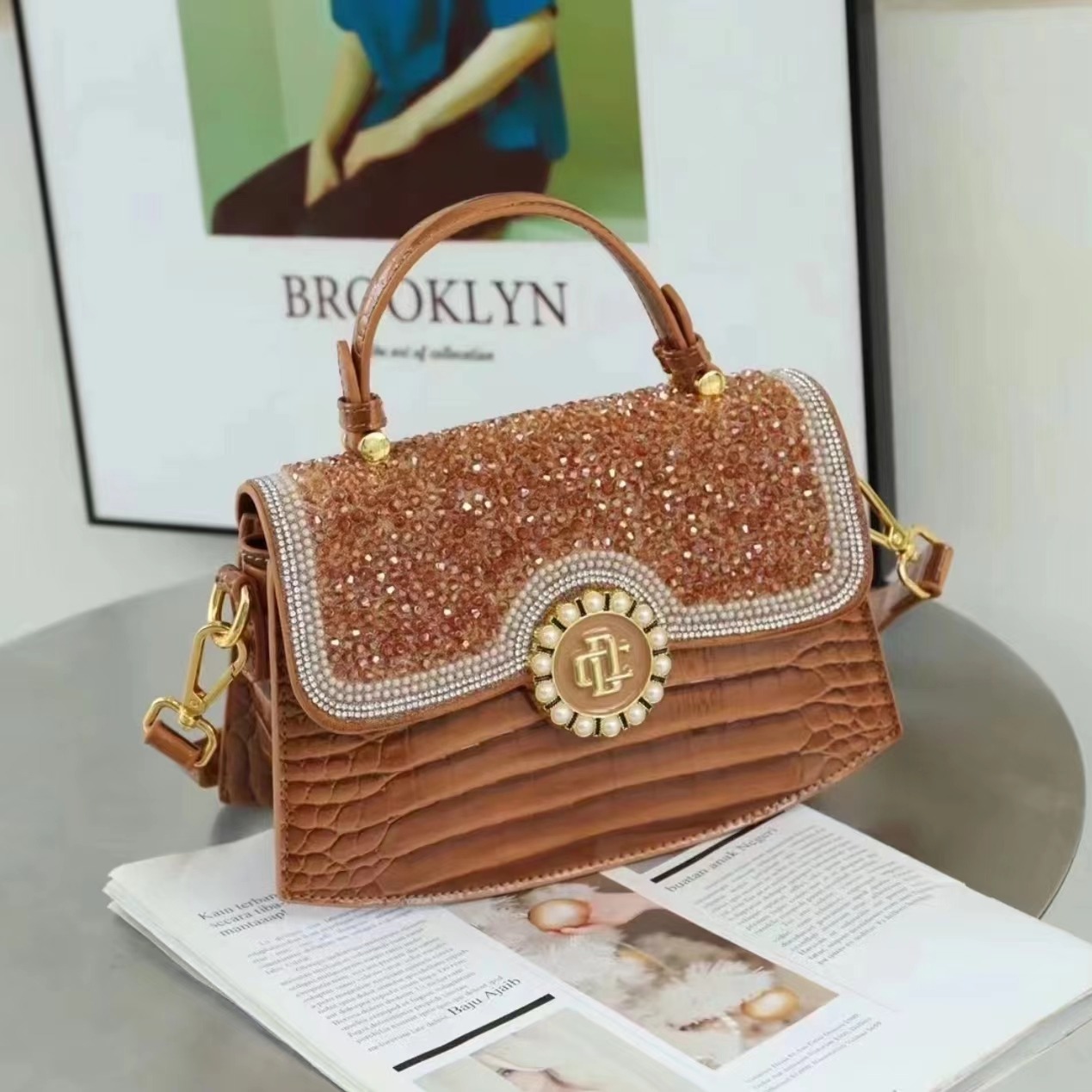 气质时尚休闲百搭潮流单肩小方包斜跨包H180