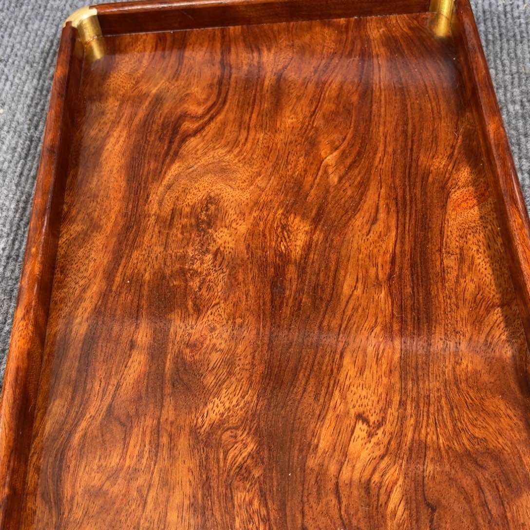 木缅甸花梨超大托盘