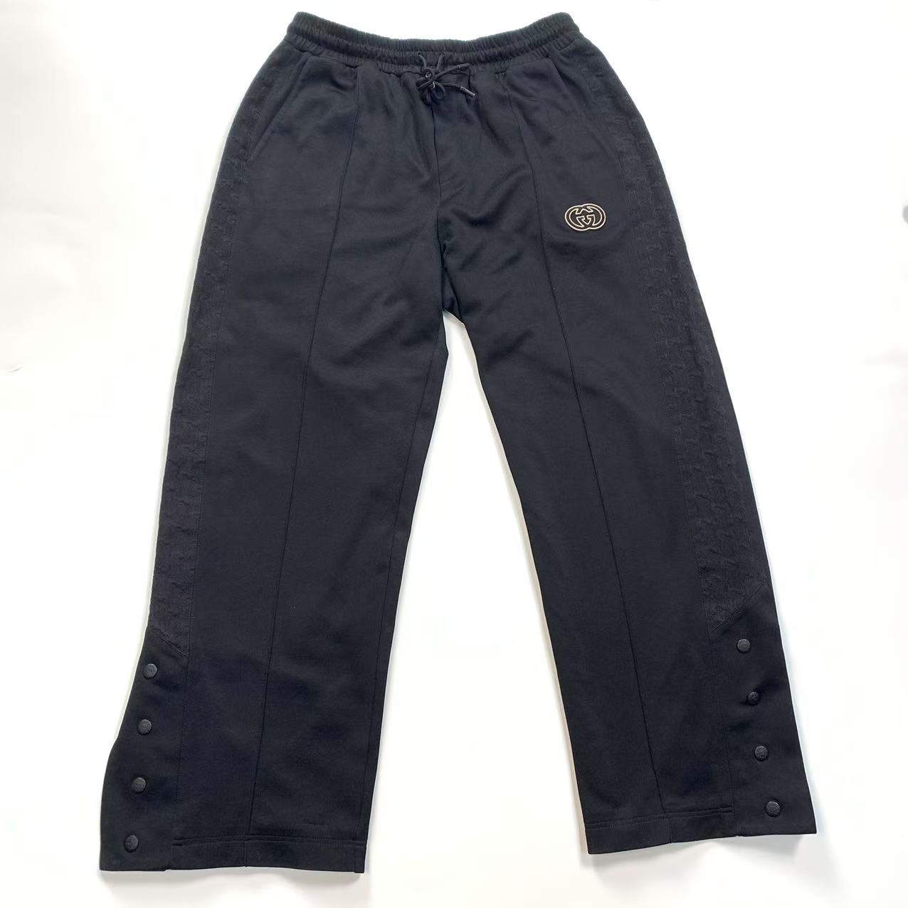 95新 GUCCI/古驰 奢小二/Logo字母刺绣运动裤/L码/公价11628/95新