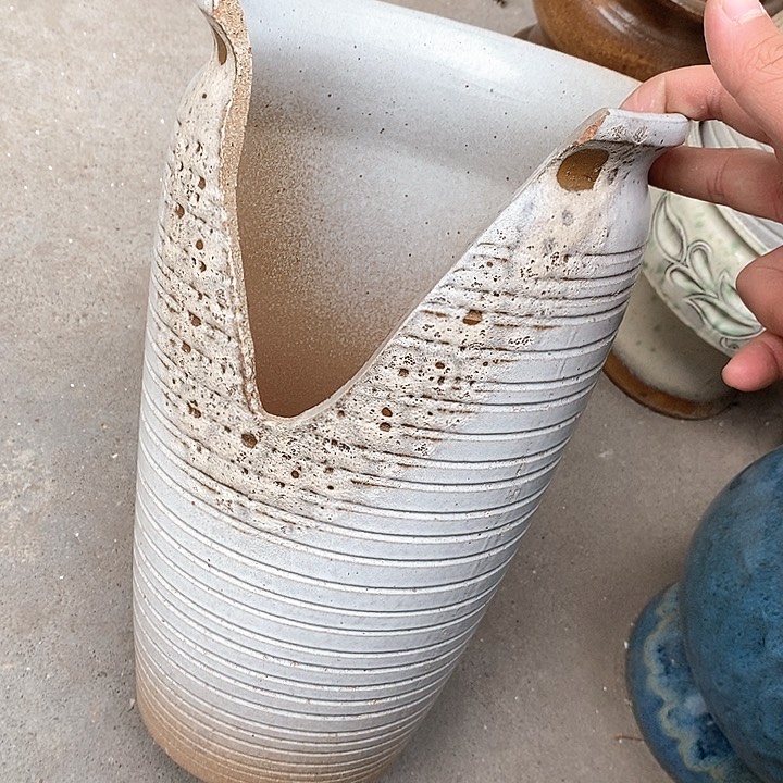 紫砂花盆正品口19高31