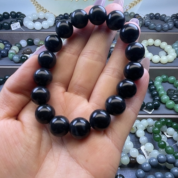 和田玉未镶嵌手链