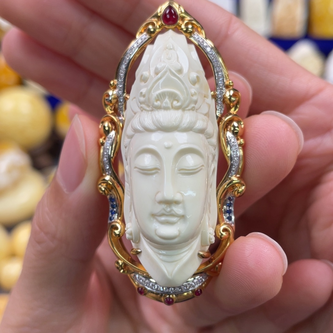 蜜蜡裸石未镶嵌琥珀蜜蜡雕刻