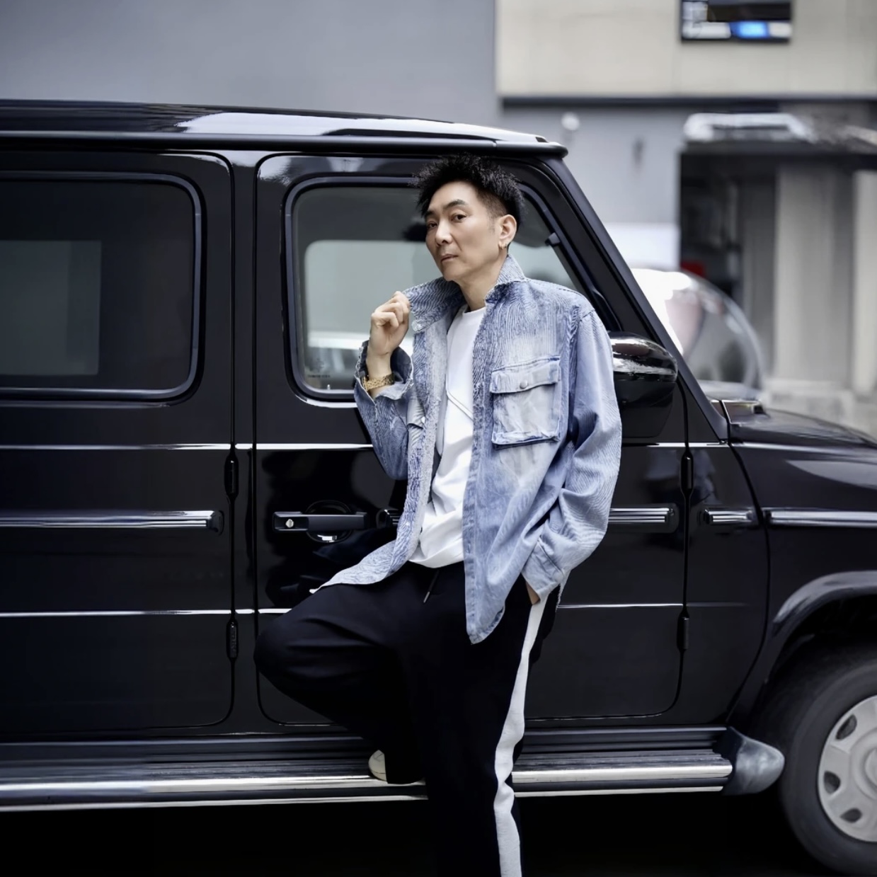 男女百搭洗水牛仔衬衫-S2406406