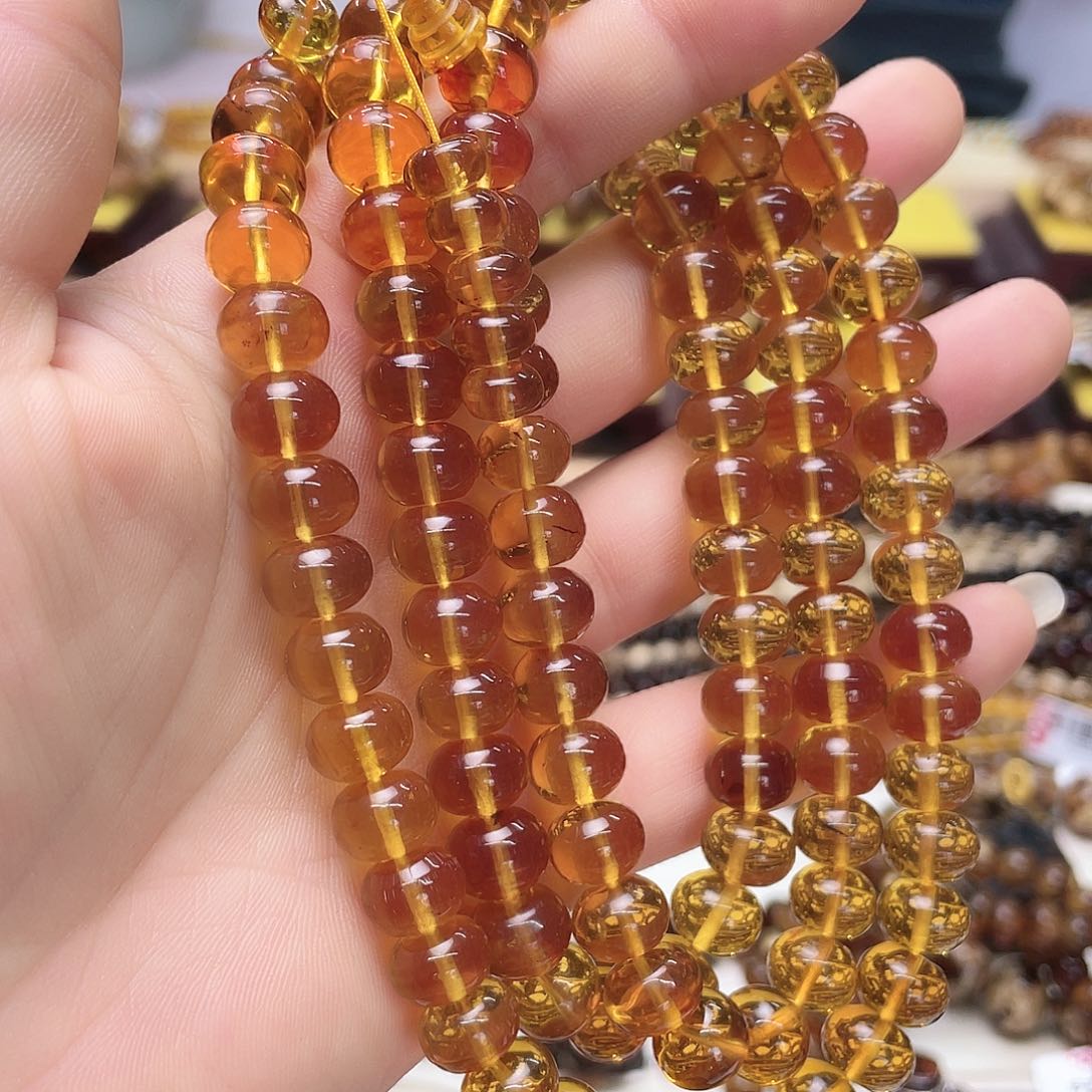 琥珀裸石未镶嵌妮*九