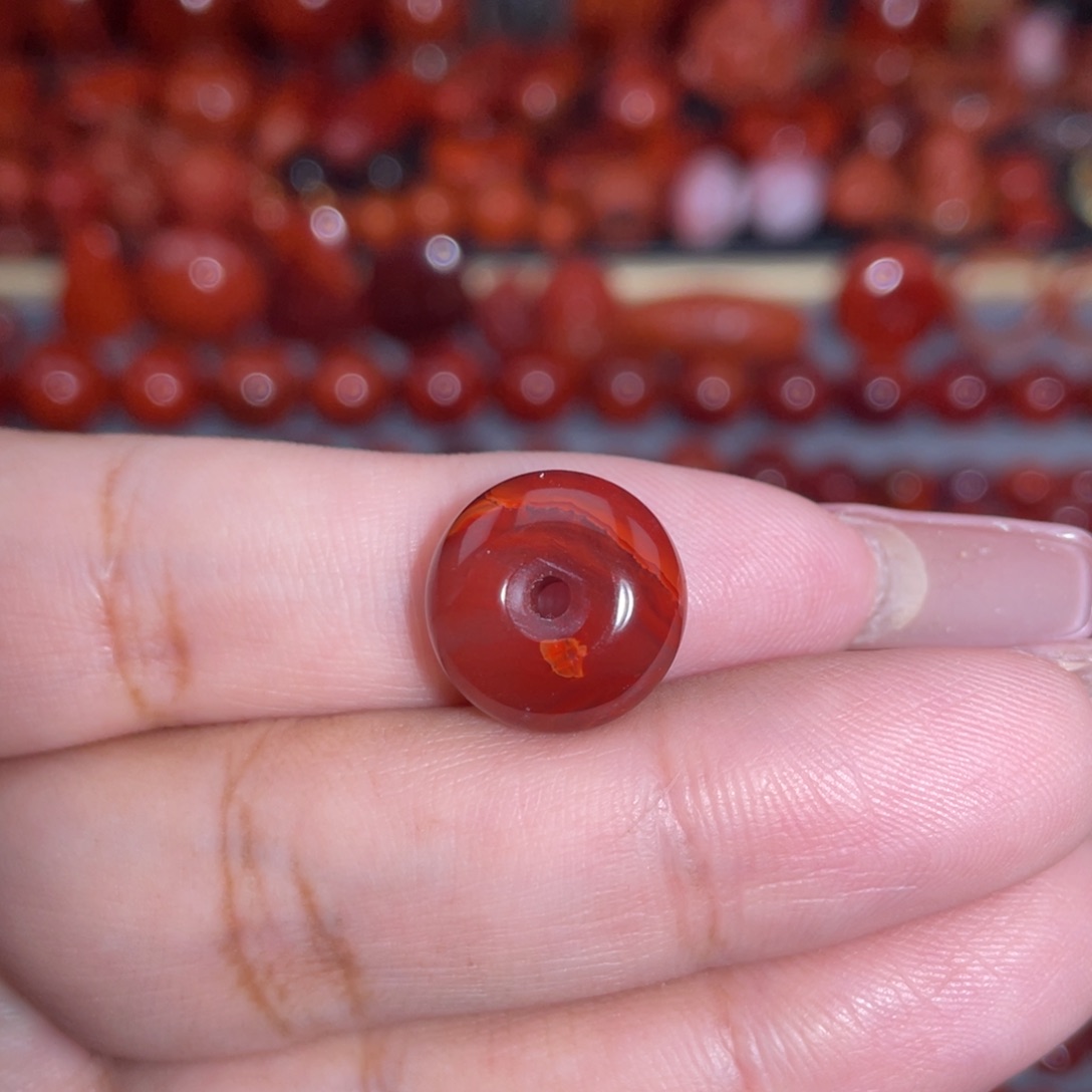 南红玛瑙未镶嵌扣子