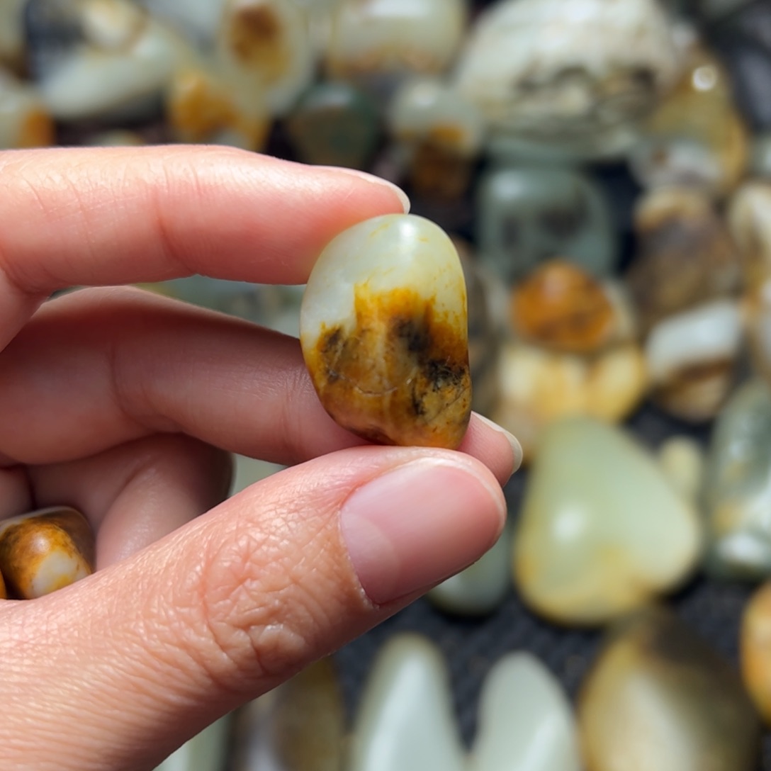 和田玉（青玉）12未镶嵌战**胜