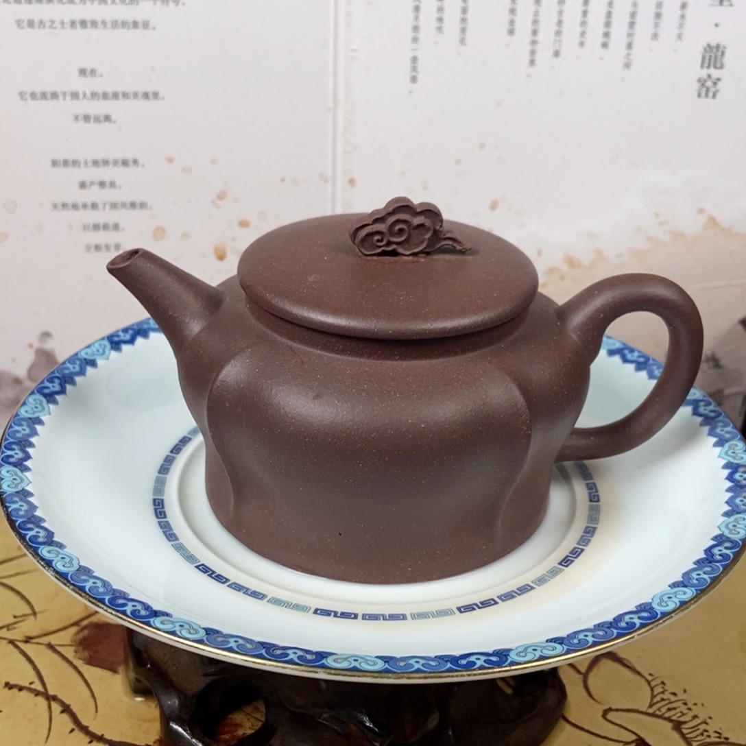 紫砂茶壶天青160 容量宜兴紫砂壶