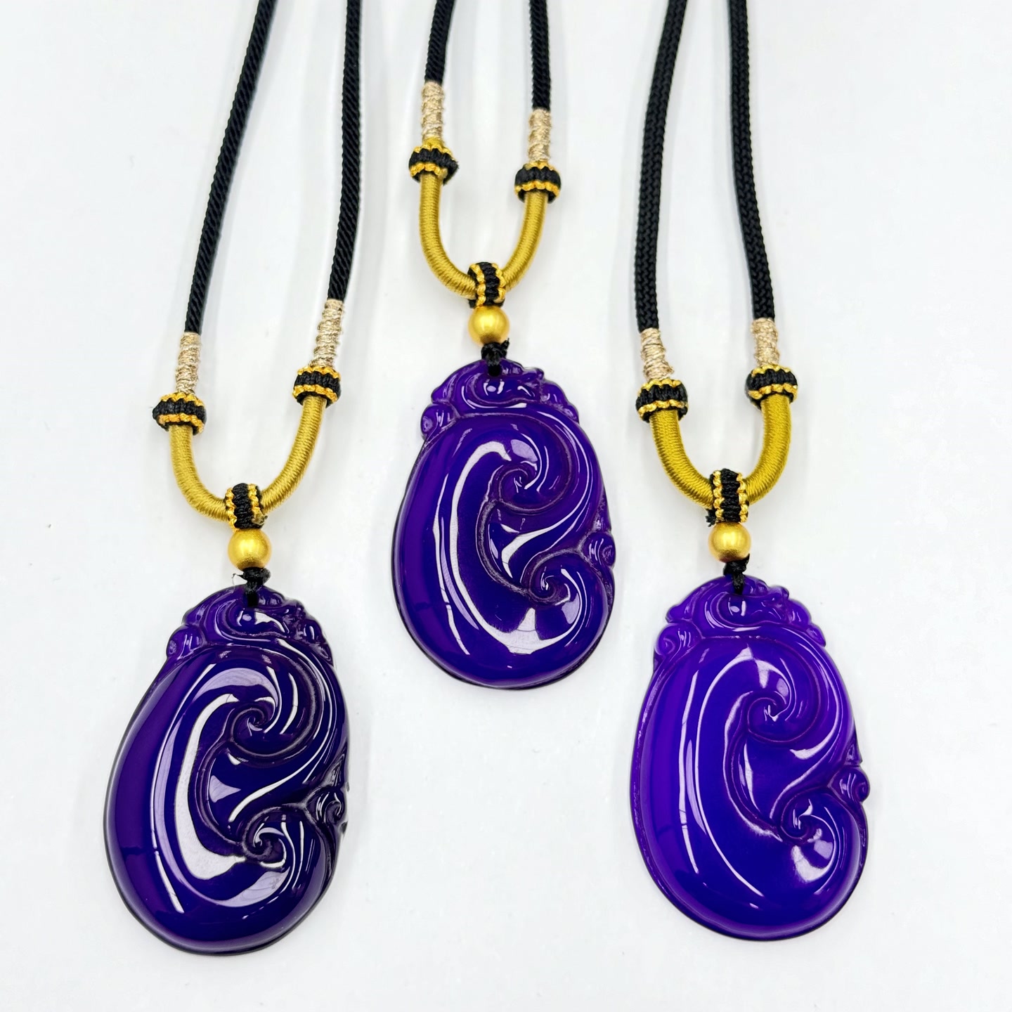 y2064-国风设计款如意紫吊坠-多样性只发一件