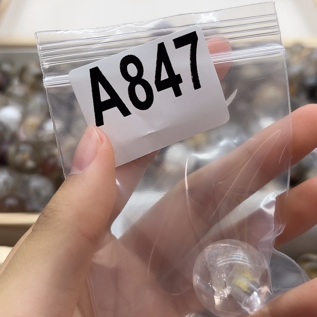 阳***麻珠宝半成品水晶未镶嵌847