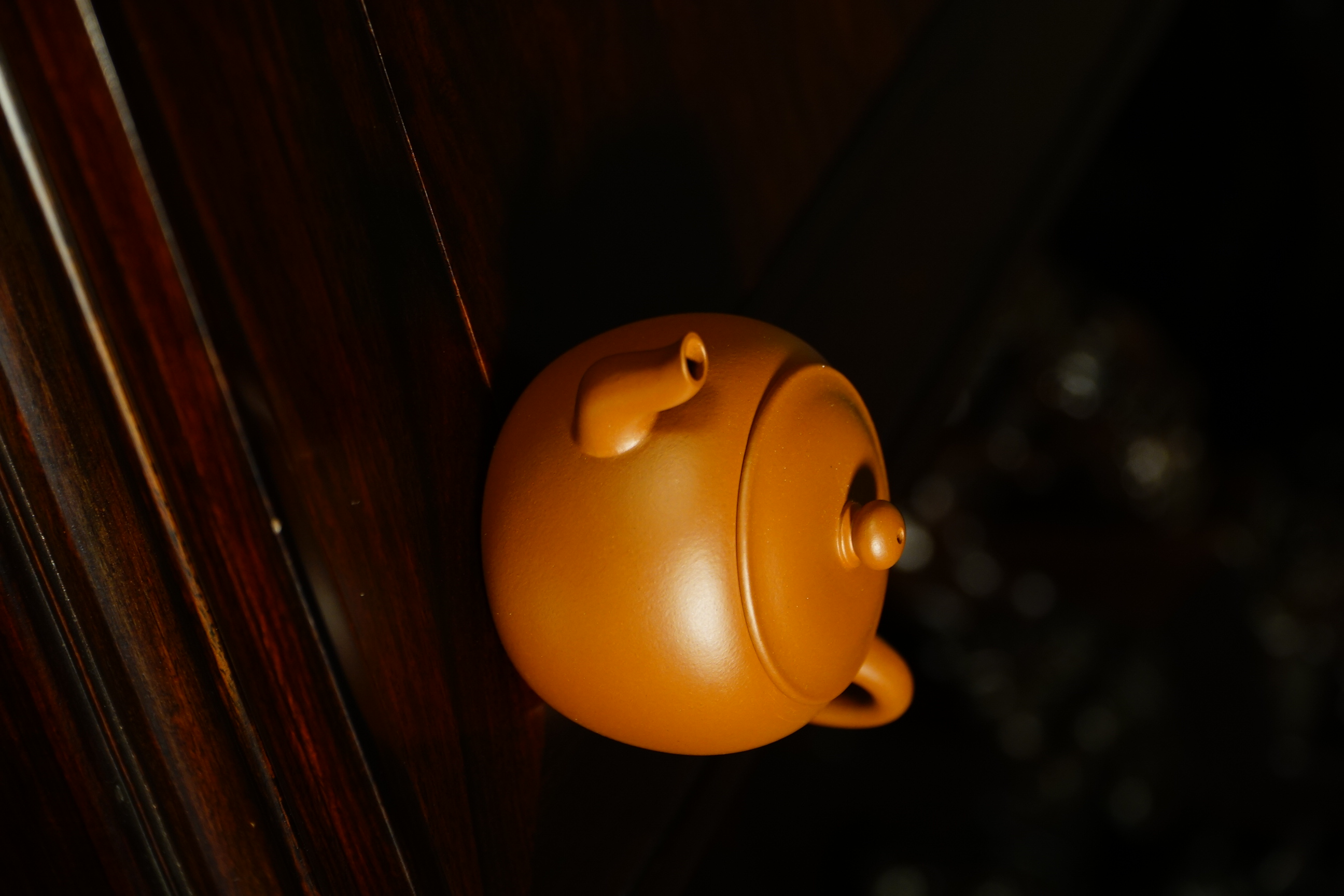 135毫升左右原矿朱泥半手工内推孔用卿古式仿老摹古