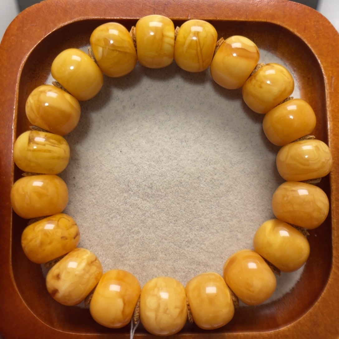 蜜蜡未镶嵌手串蜜蜡