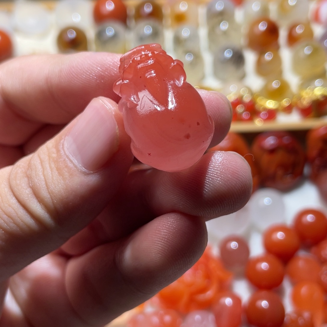 南红玛瑙未镶嵌吊坠