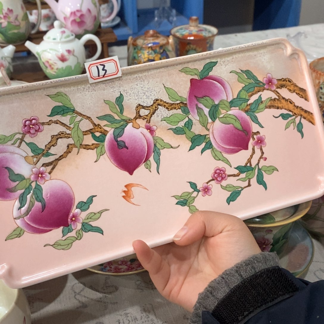 手工手绘柴烧茶杯杯杯微瑕