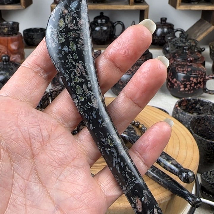 T****a梅花玉茶周边茶摆件瑕疵