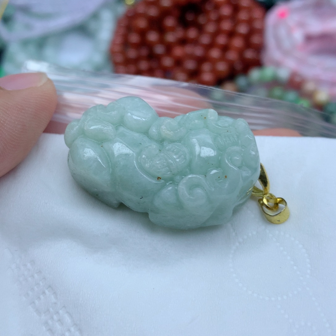 颈饰未镶嵌翡翠翡翠