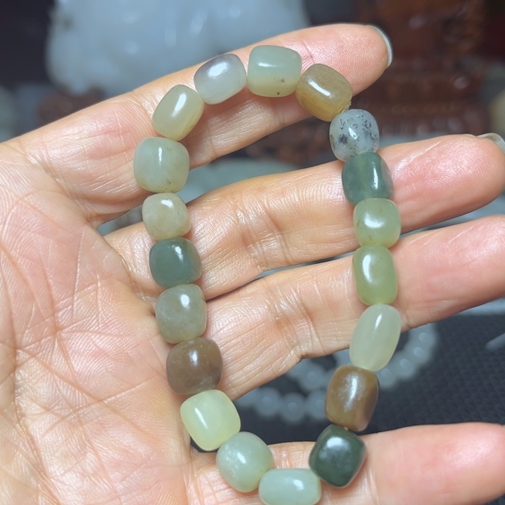 和田玉（糖玉）未镶嵌车挂