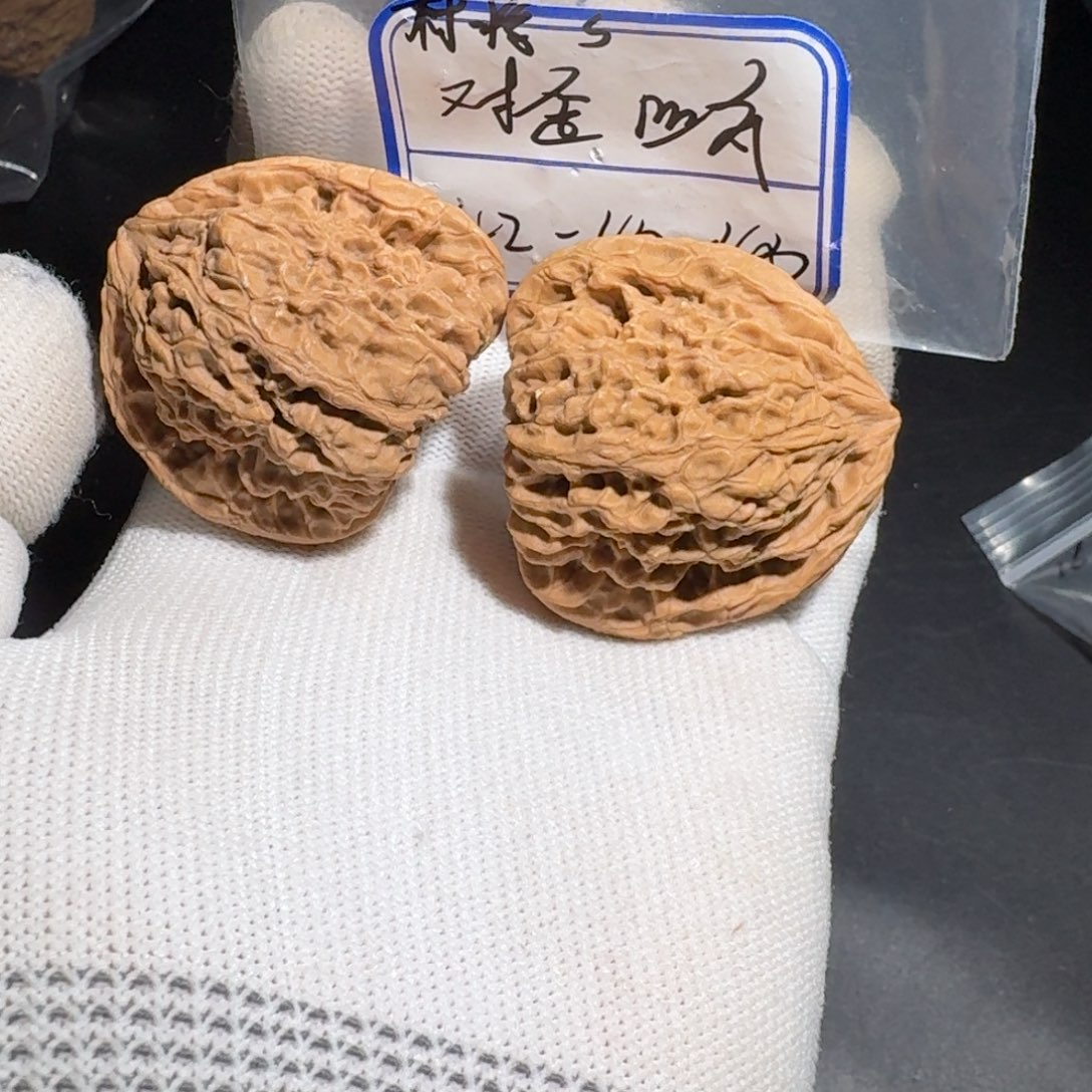 文玩核桃把件7号村将