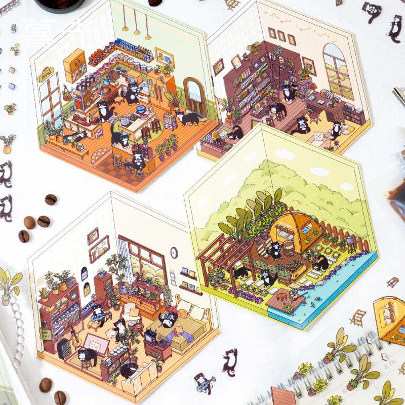 3D造景贴自选高阶款（中号贴纸10张）