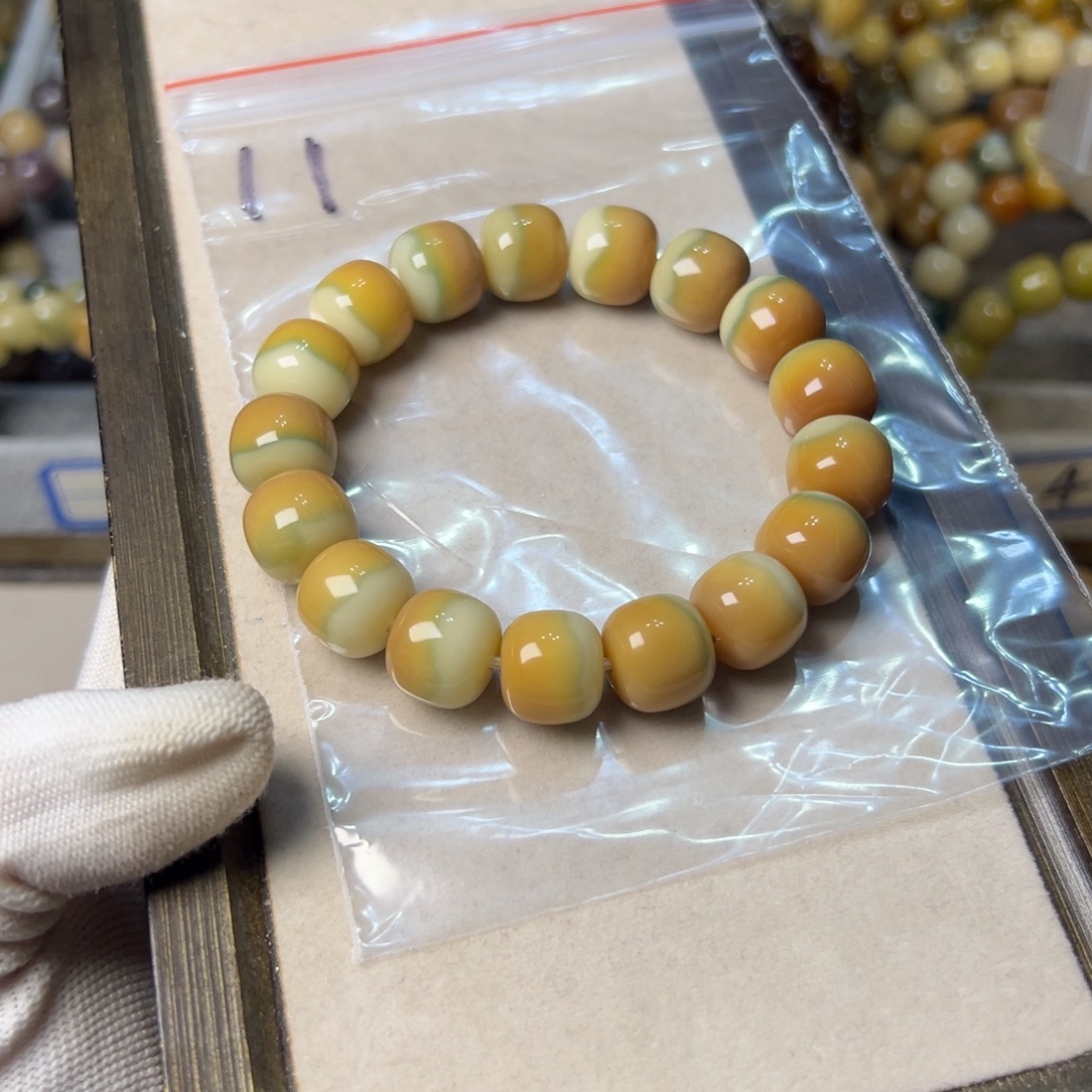 明***营菩提根/象牙果手串11号霜降卡14