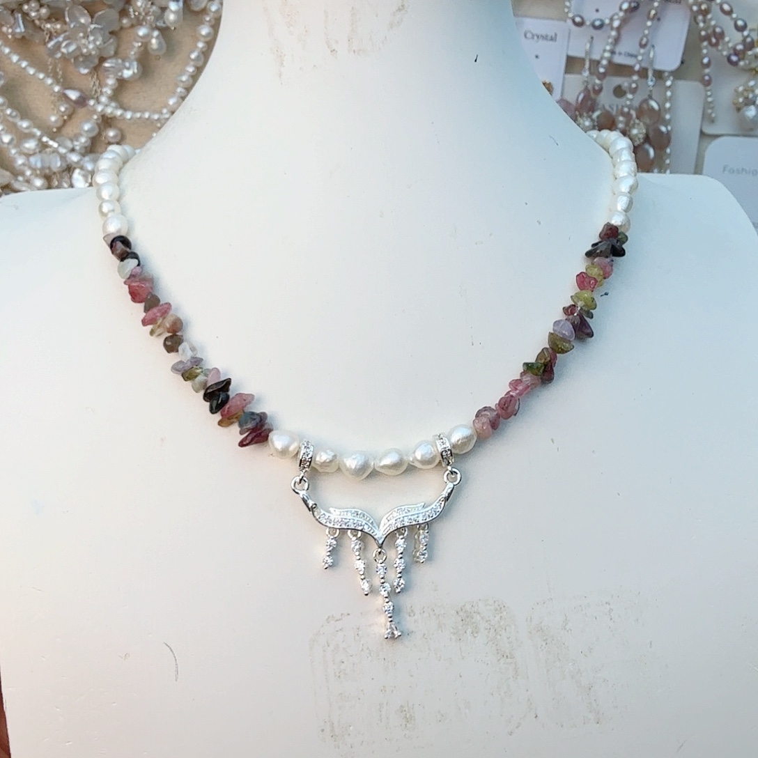 未镶嵌颈饰淡水珍珠