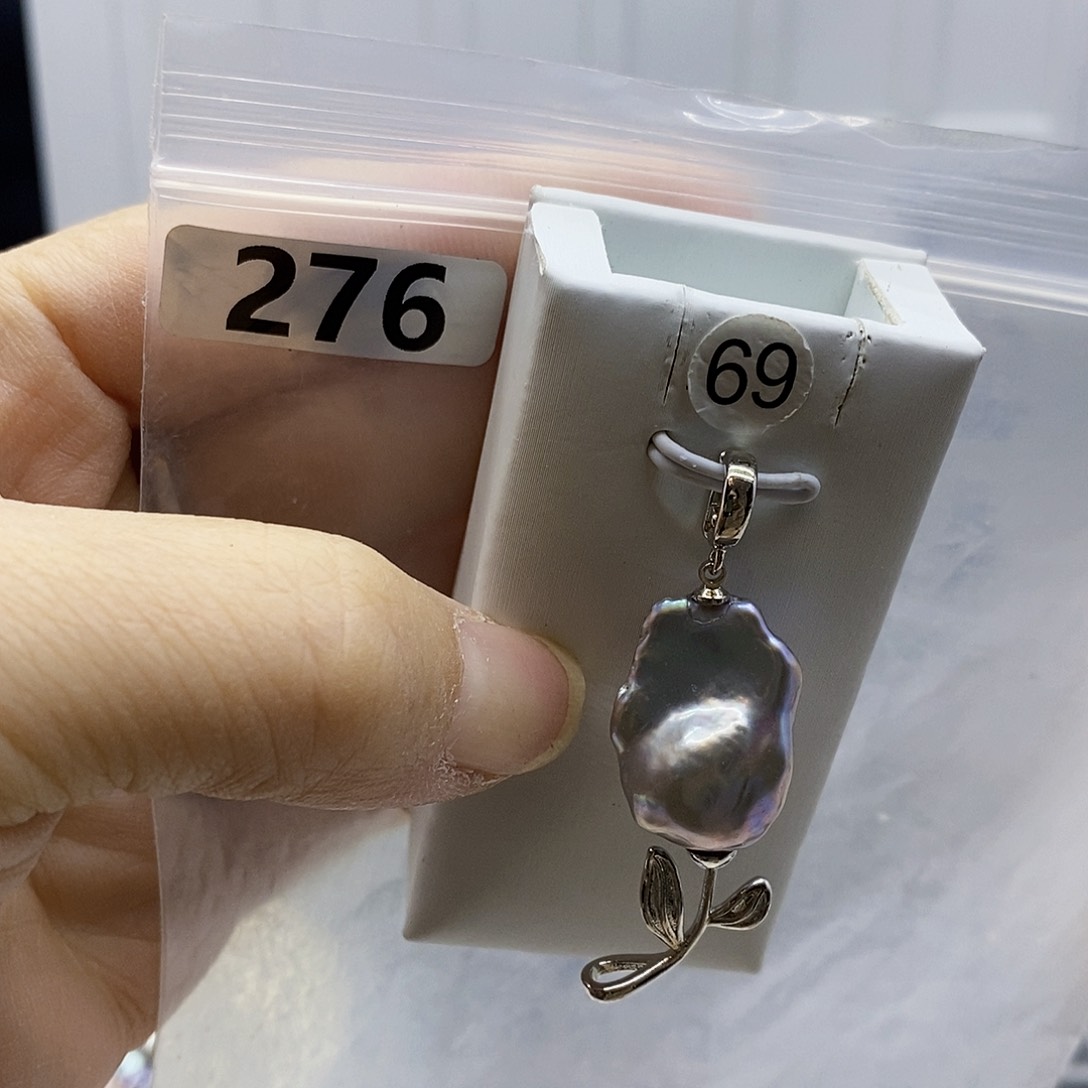 颈饰合金淡水珍珠