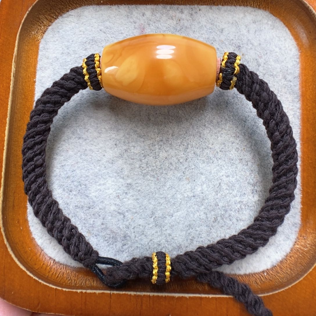 蜜蜡手绳未镶嵌蜜蜡