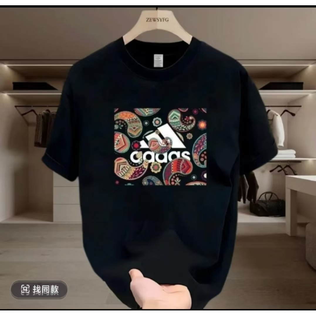 【一折粉丝福利】夏季男女同款百搭时尚潮牌短袖T恤