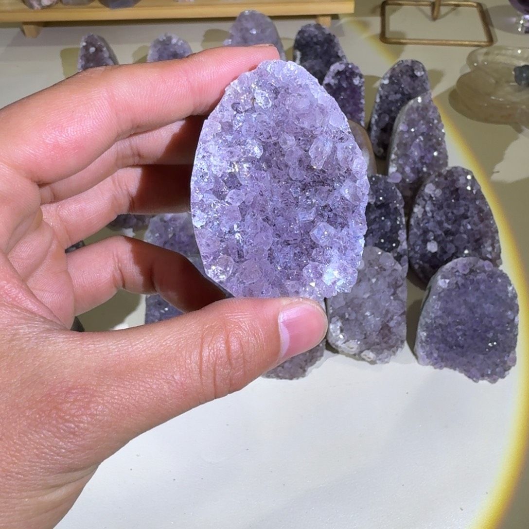 银S925镶嵌大型摆件（非配饰）紫晶