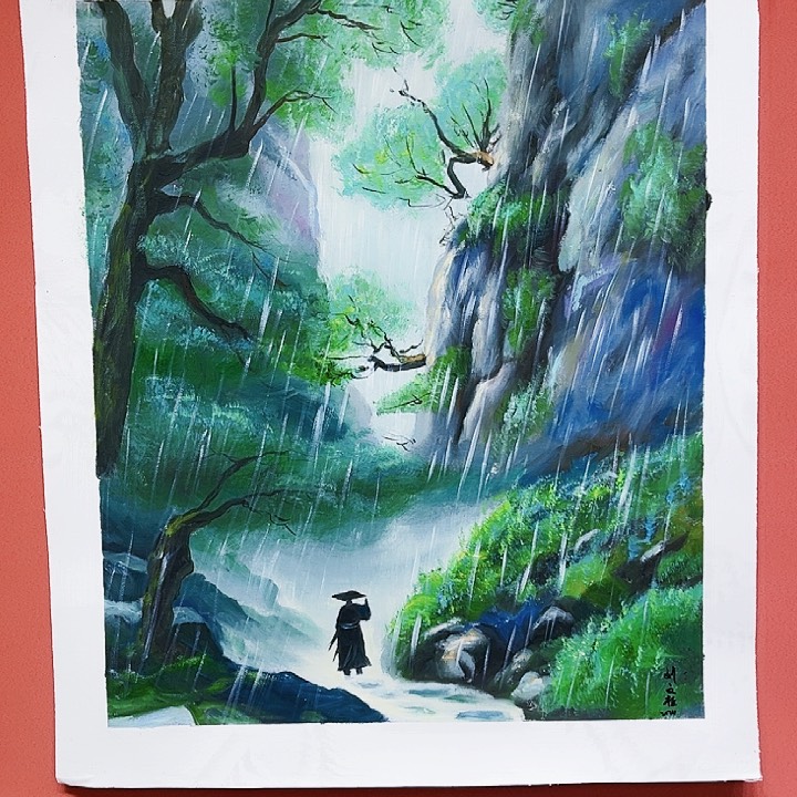 油画刘文桂老师油画作品朵 
