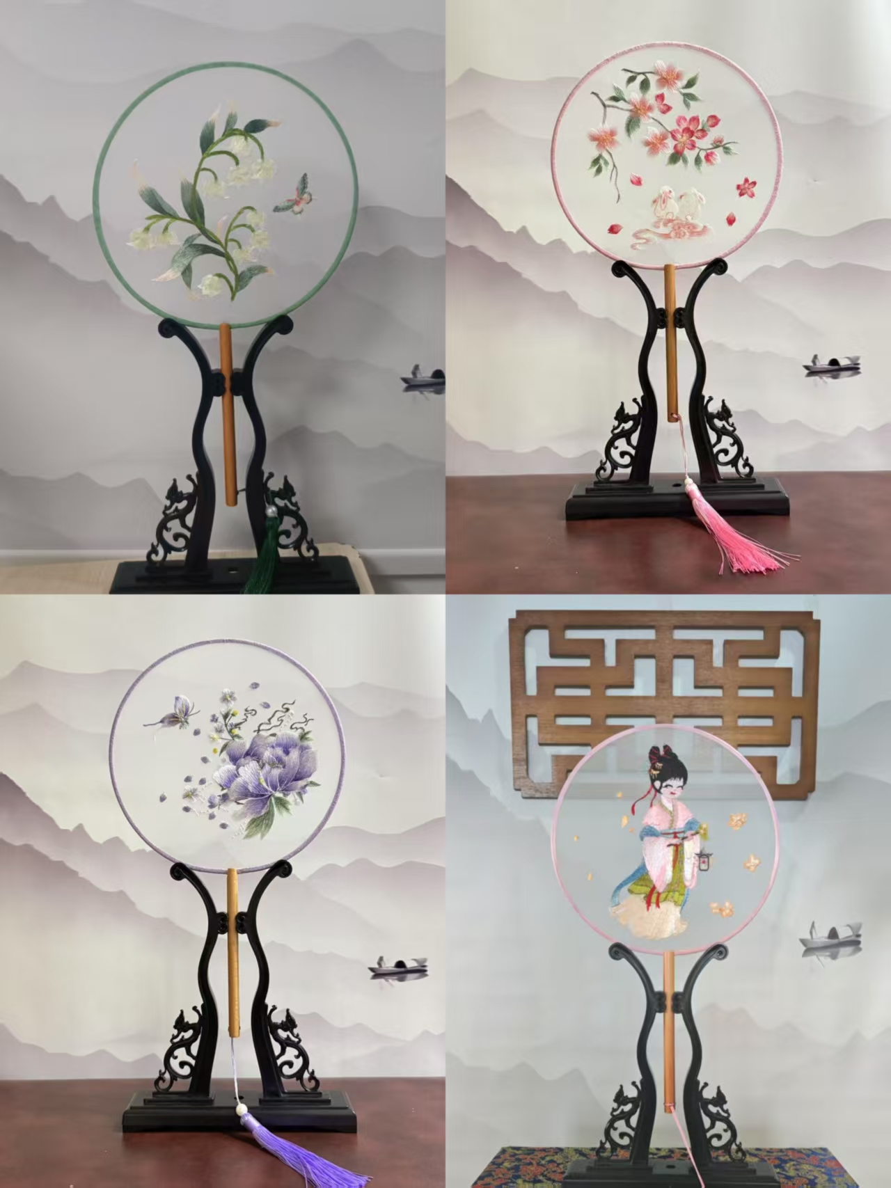 集合（11） 团扇 2025年新款苏绣团扇非遗文化传承