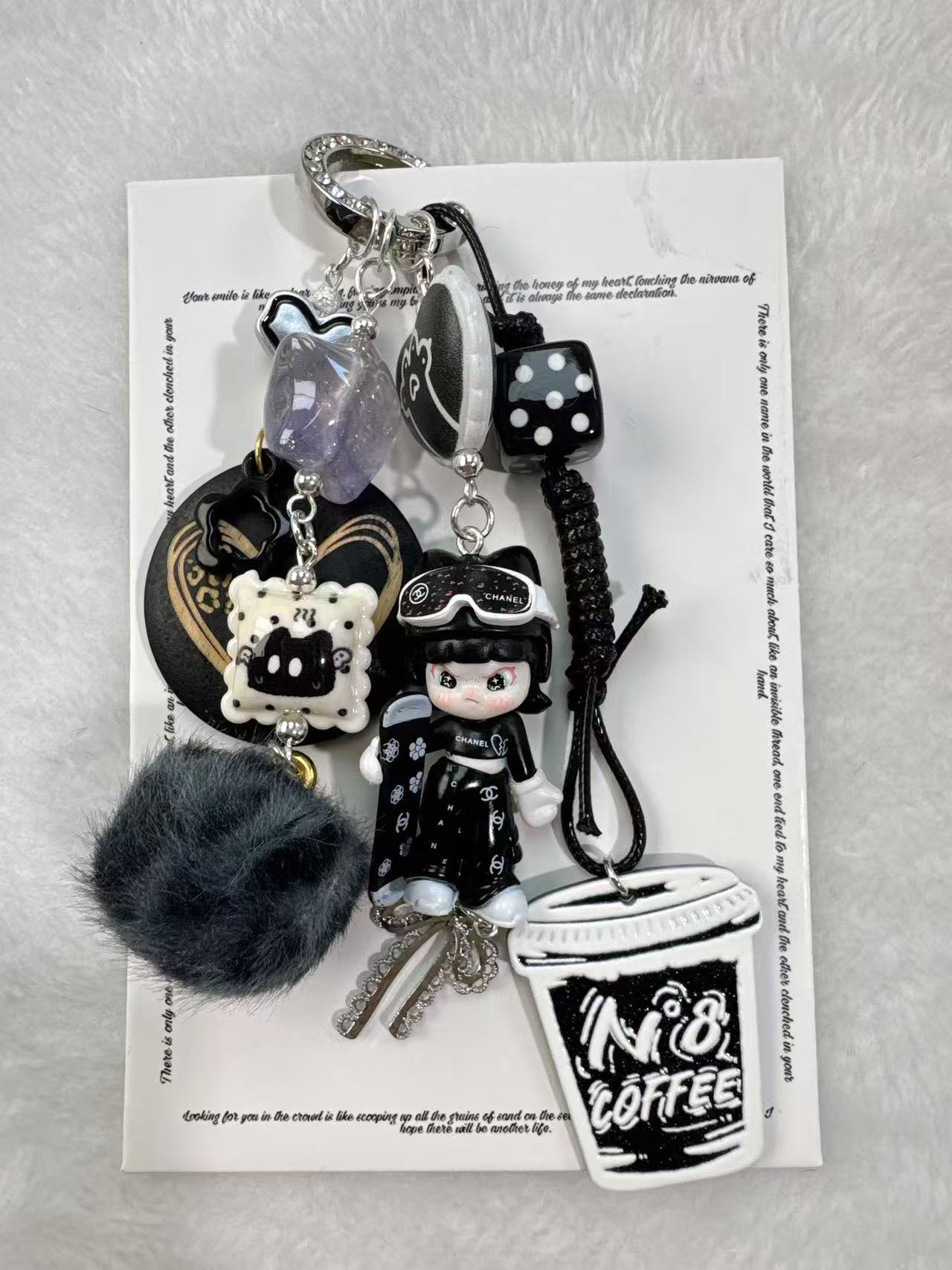 DIY包挂小滴流手机链