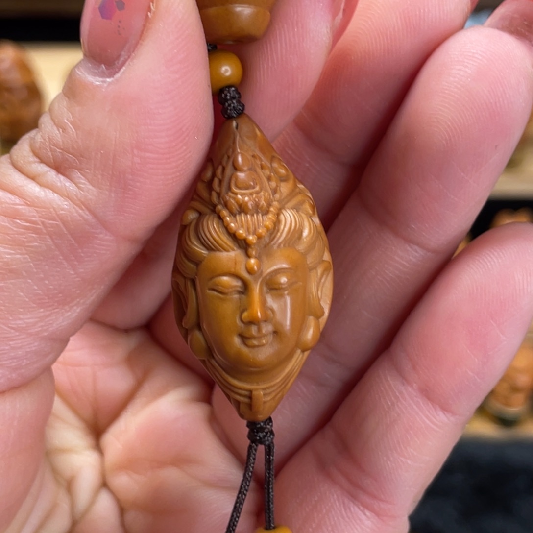 七***"橄榄核手串/手链观音头➕三通