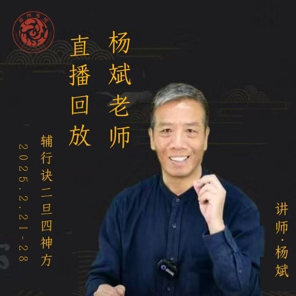 2025.2.21-28日杨斌老师直播回放——辅行诀二旦四神方