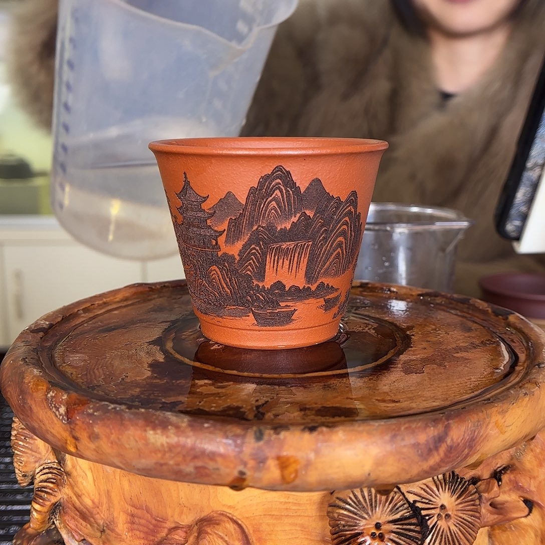 紫砂茶壶原矿泥料紫砂 180cc 小红泥